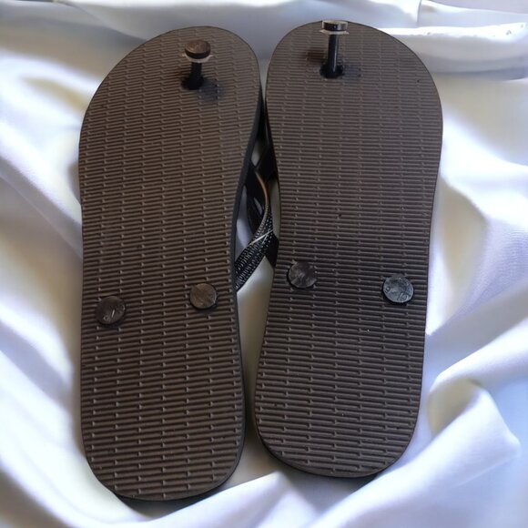 Live Love Dream Summer Flip Flops Size 9/10 NWT - Picture 4 of 6